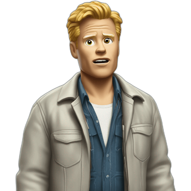 Biff tannen in back to the future emoji