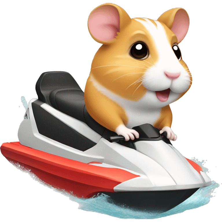 hamster on jetski emoji