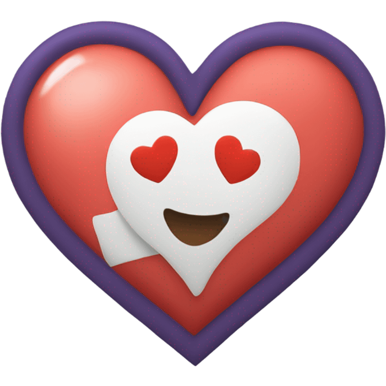 HEART EMOJI WITH GOOGLE LOGO COLORS emoji