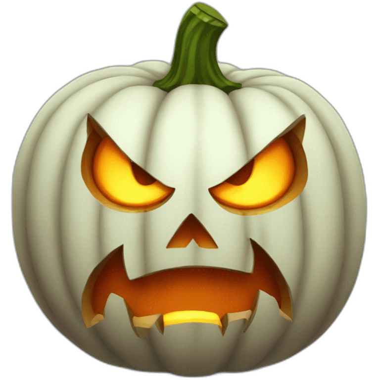 angry pumpkin emoji