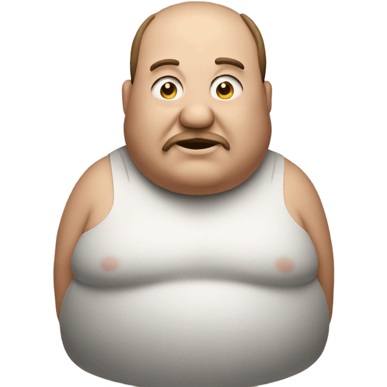 Fat man emoji