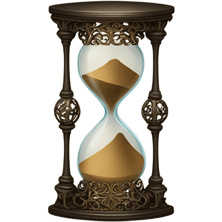 vintage ghotic hourglass emoji