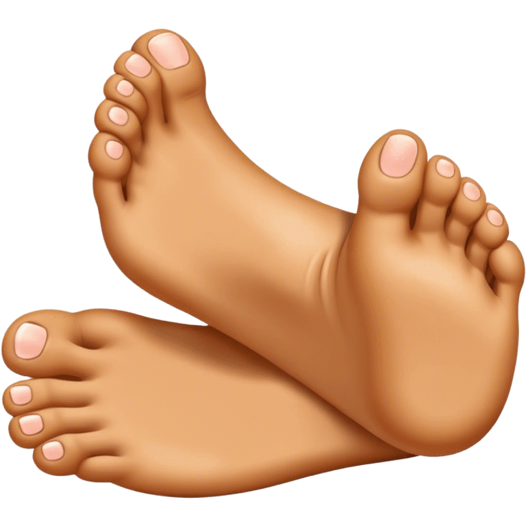 Face on a foot emoji