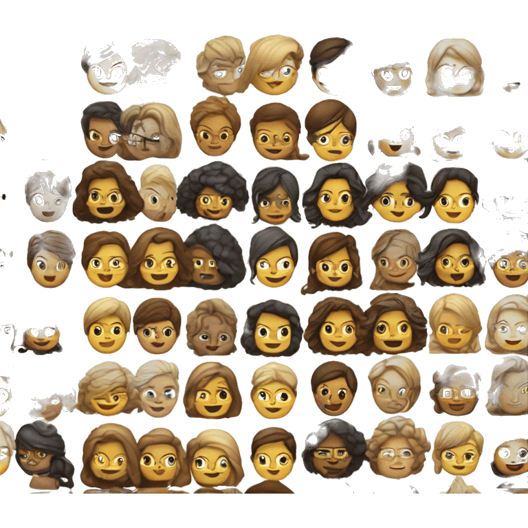 uma mulher branca,  mais gorda, bochechuda, de 50 anos de idade emoji