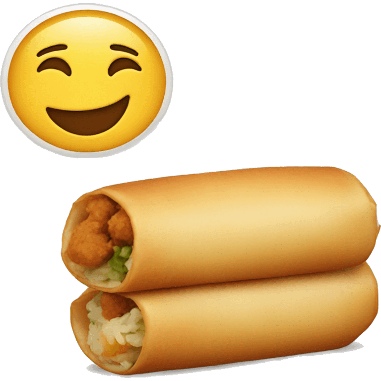 Eggroll emoji