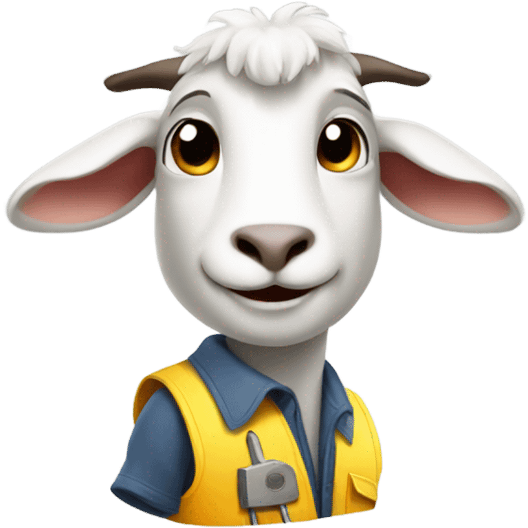 Goat electrician  emoji