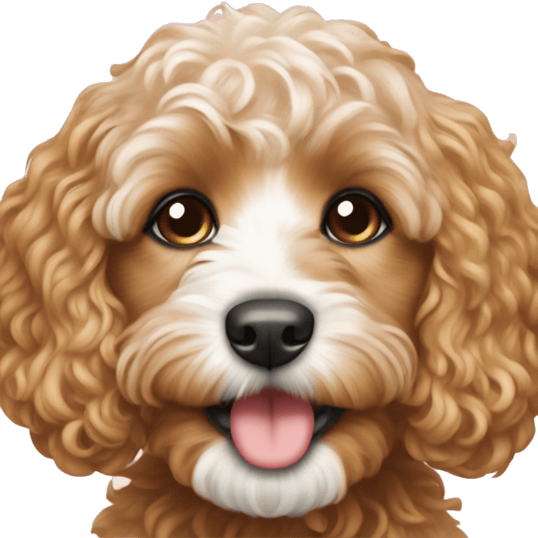 Cavapoo puppy emoji