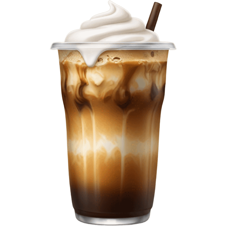 Iced coffee emoji