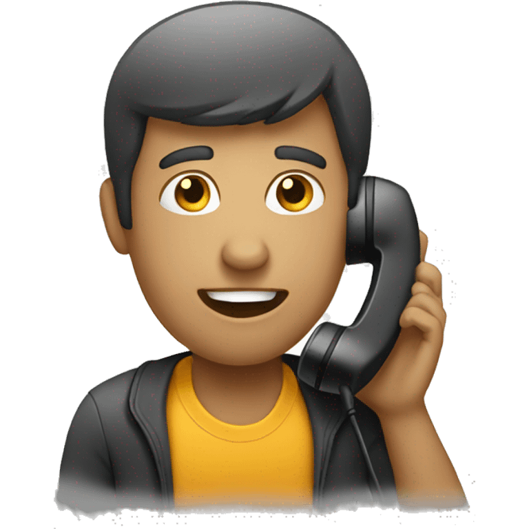 person talking on phone emoji