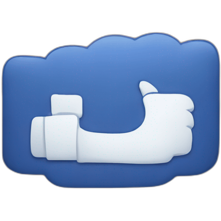 Facebook logo emoji