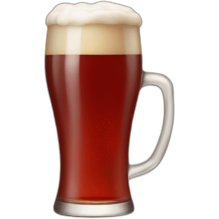 Red beer emoji