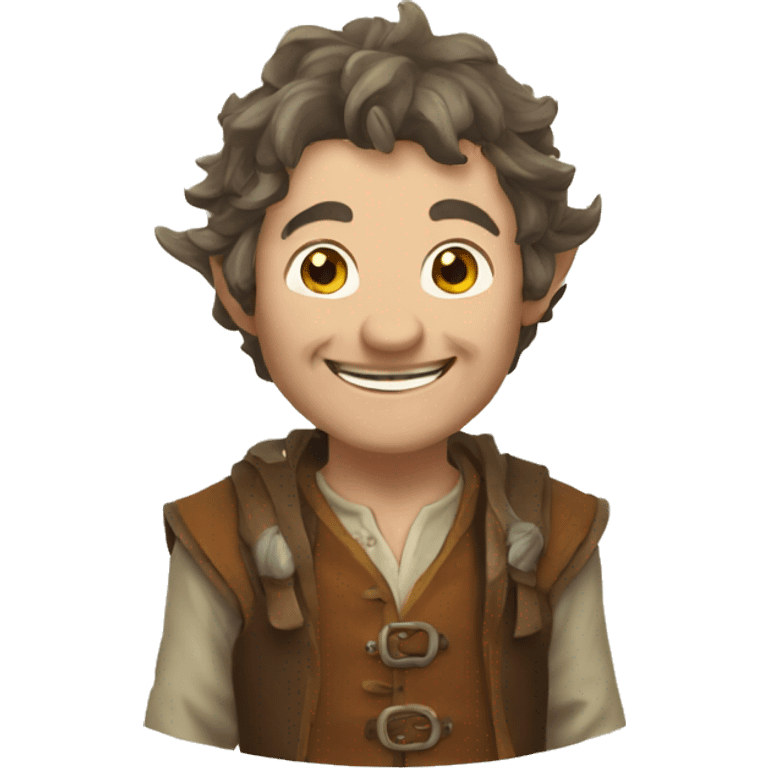 happy hobbit emoji