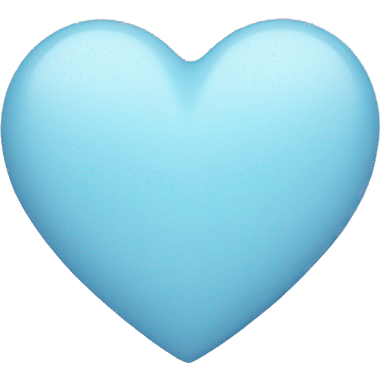 Pastell Blue Heart emoji