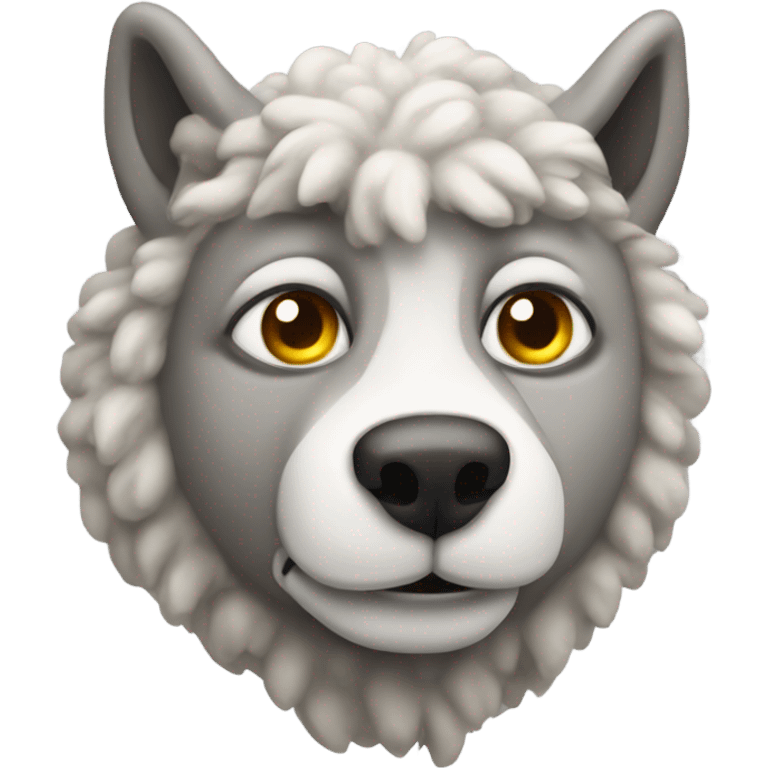 Wolf in sheep’s clothing  emoji