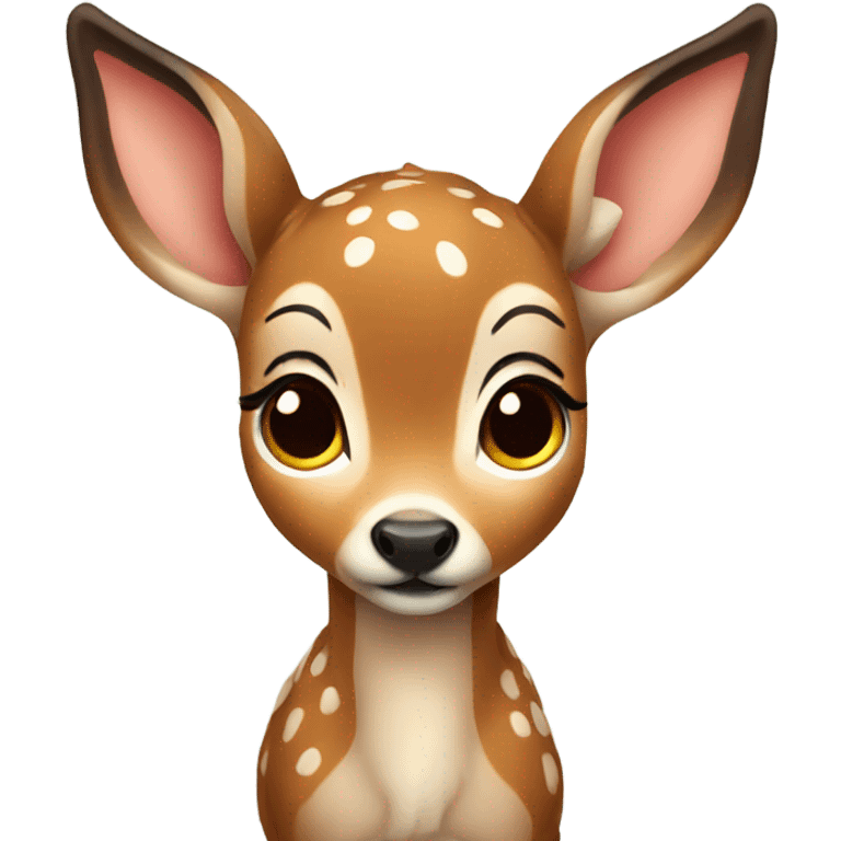 Cute fawn emoji