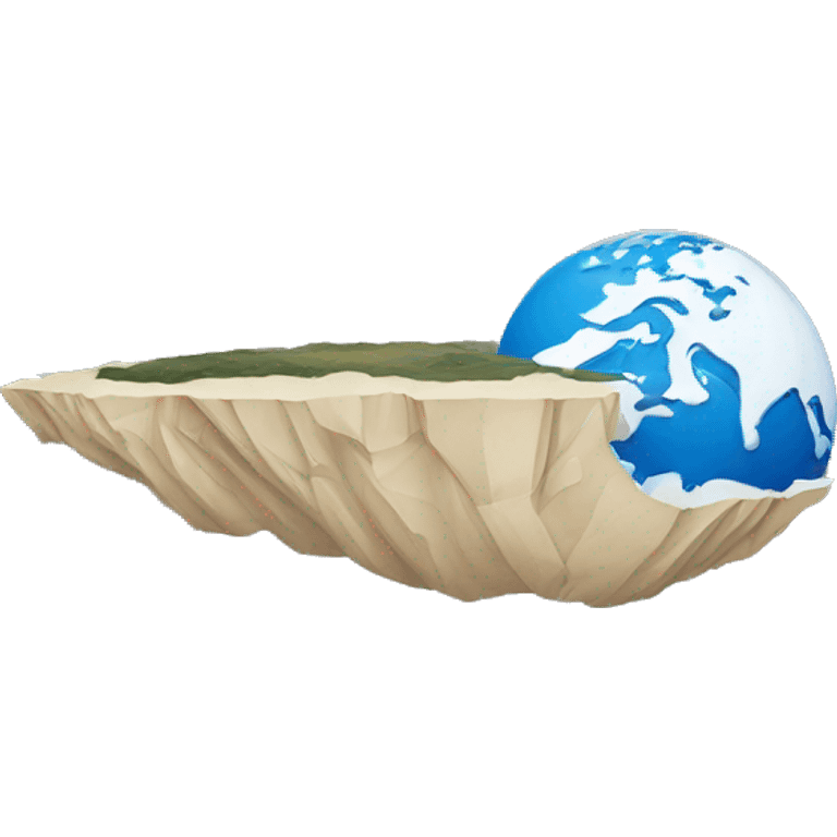 flat earth emoji