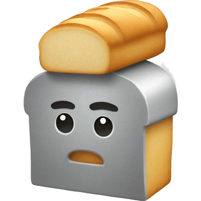 head clamp with bread clip emoji