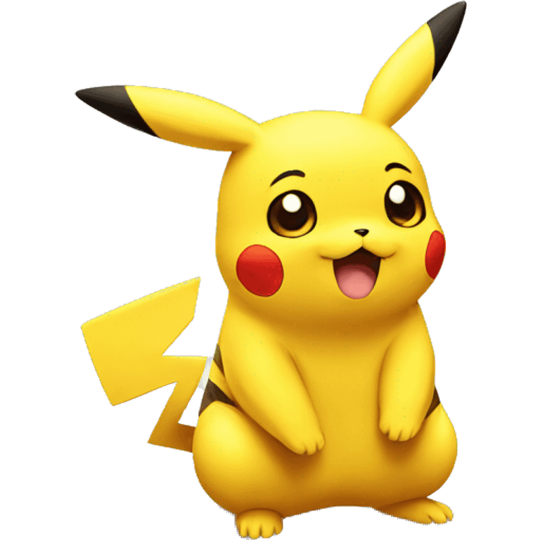 Pikachu de pokemon triste  emoji