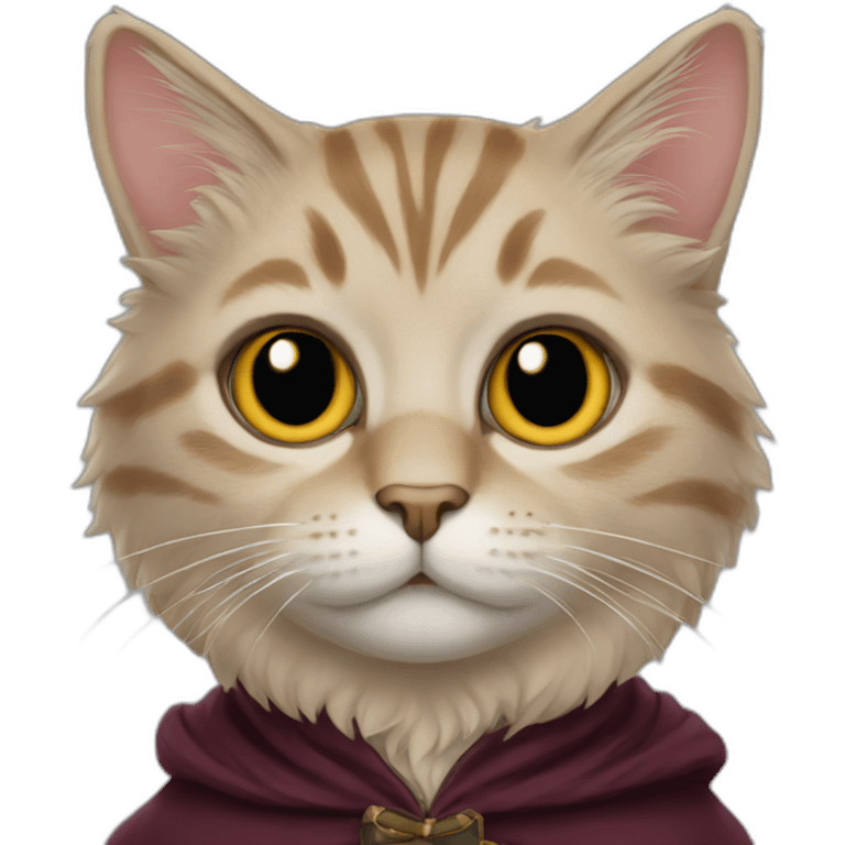 cat in a harry potter costume emoji