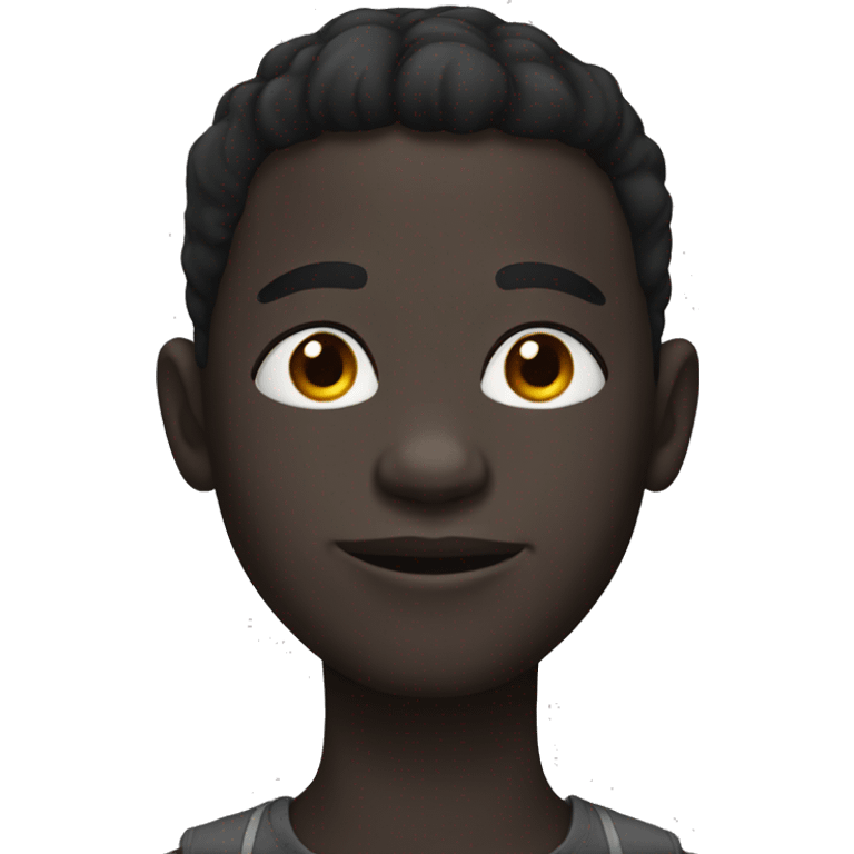 black boy emoji