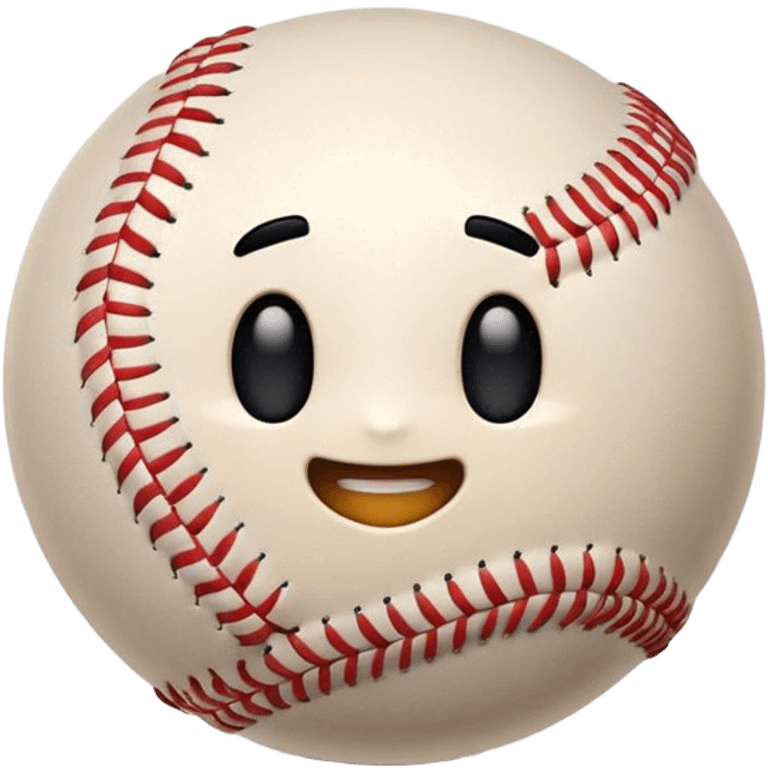 Cinematic Realistic Baseball Pop Culture Emoji, showcasing an action-packed scene of America's favorite pastime rendered with lifelike textures and energetic, nostalgic lighting. emoji