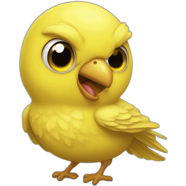 crazy canary emoji