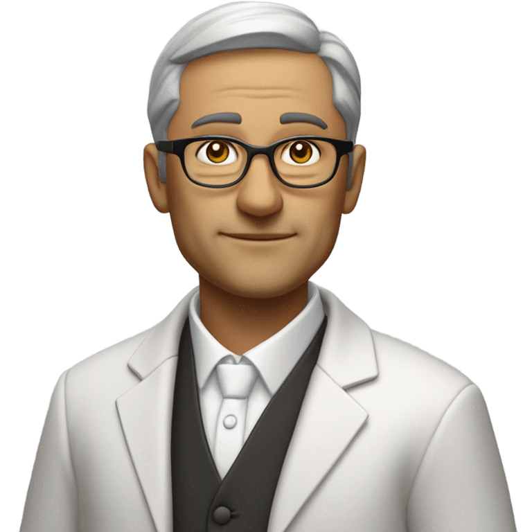 A professor CEO who is also a Catholic deacon emoji