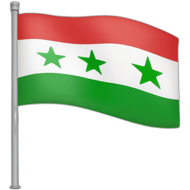 Flagge syrischen emoji