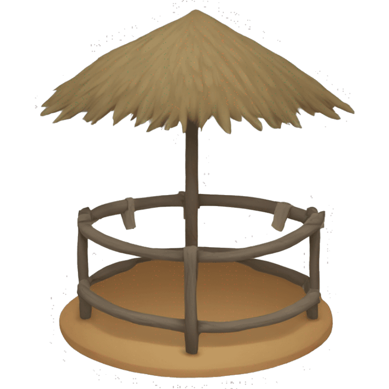 Circular Hut emoji