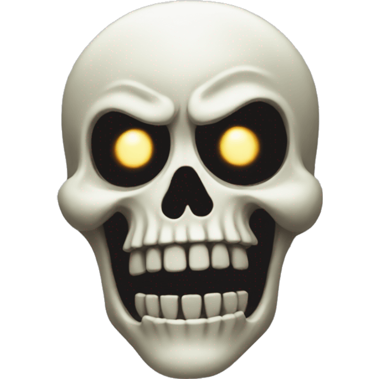 spooky scary skeleton  emoji