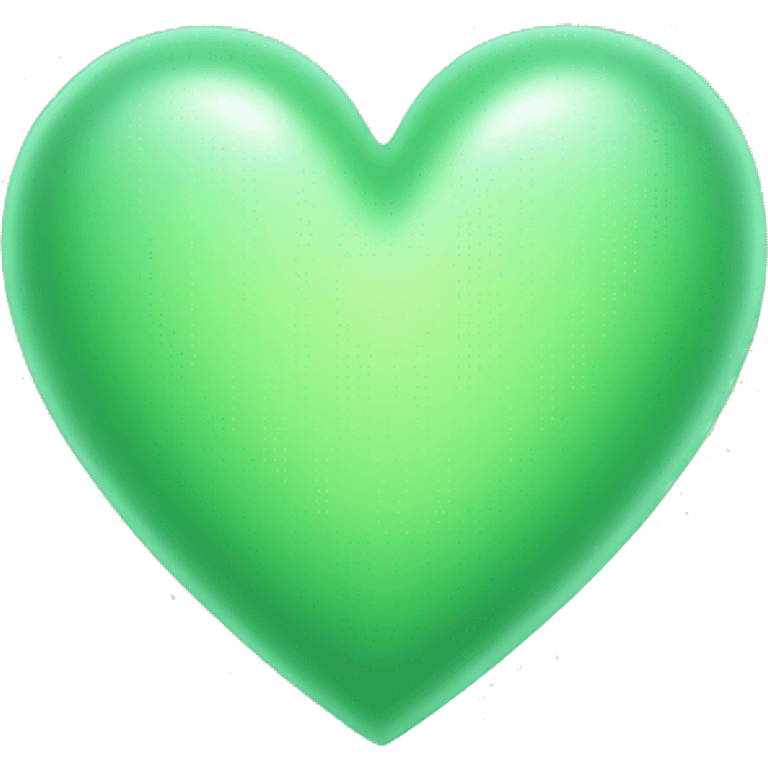 light green heart emoji