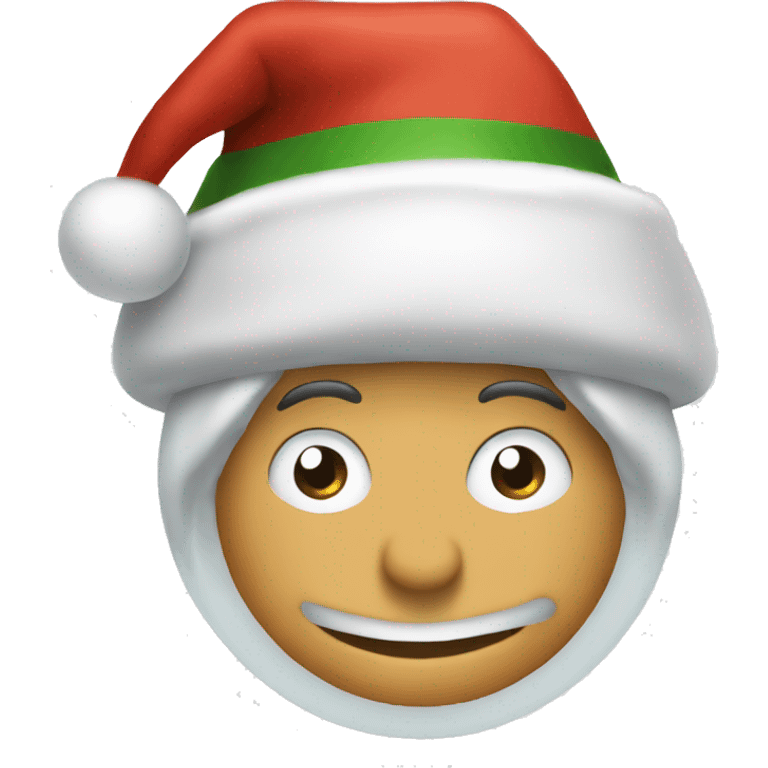 igloo xmas santa hat emoji