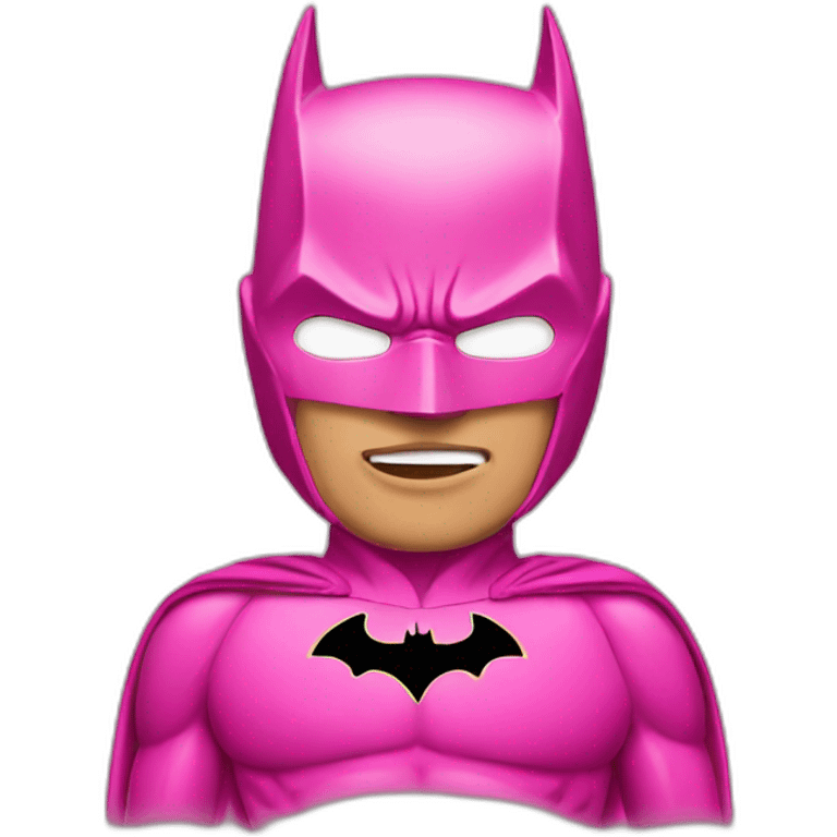 Pink batman emoji