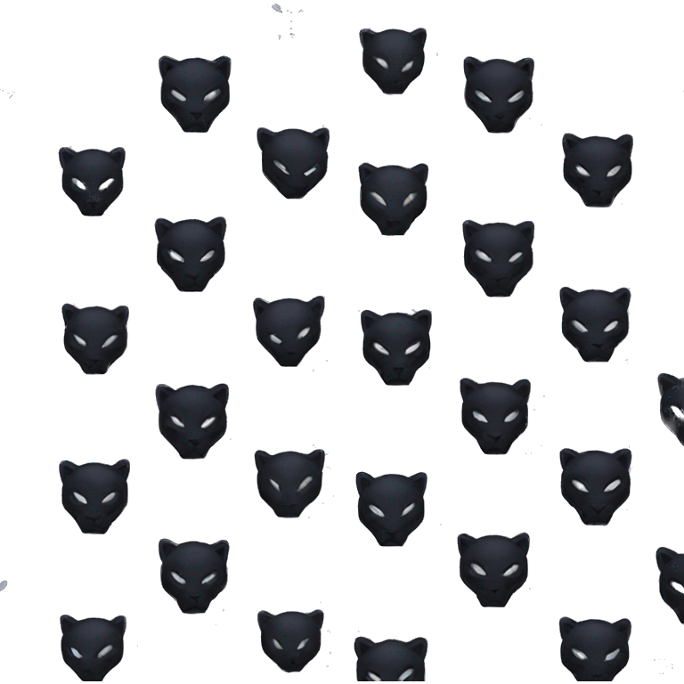 black panther marvel logo emoji