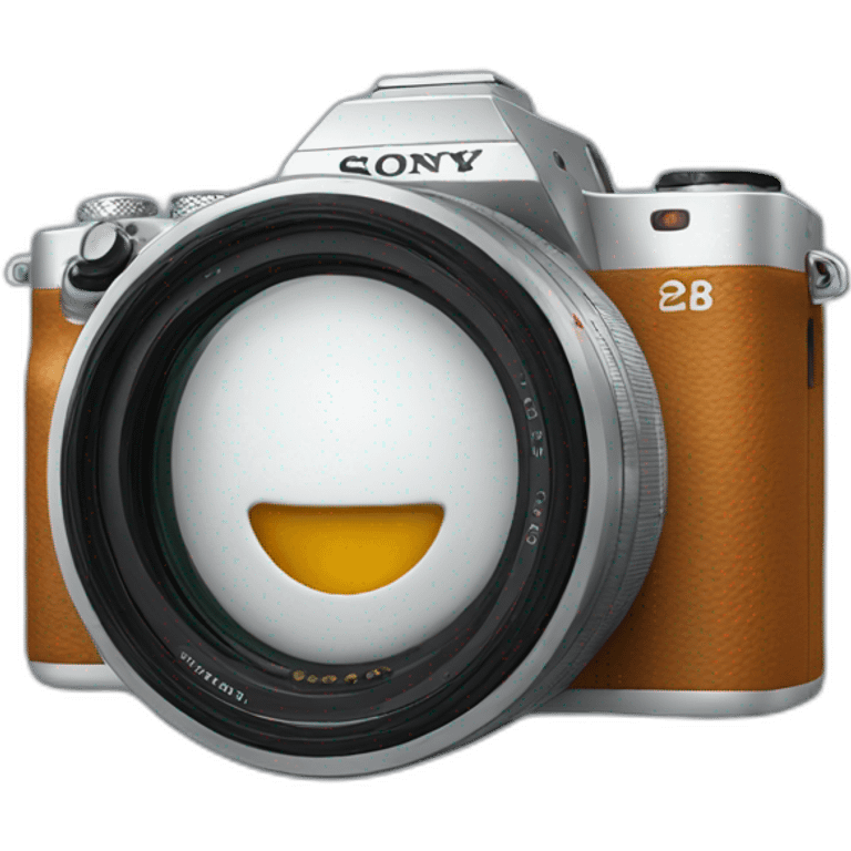 Sony Alpha camera emoji