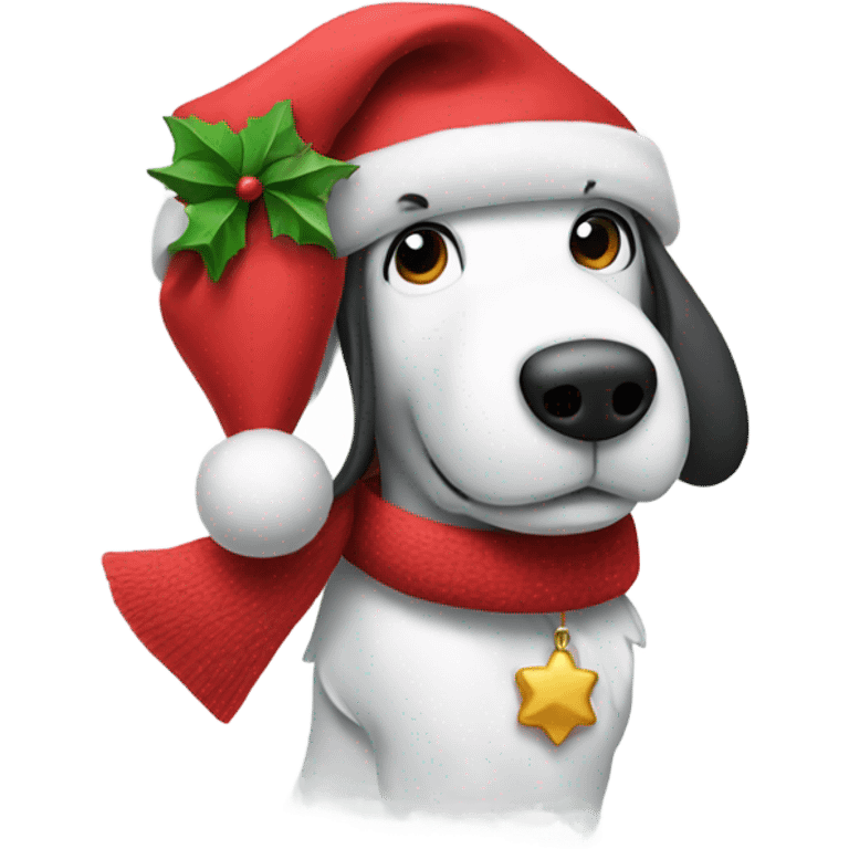 Christmas snoopy emoji