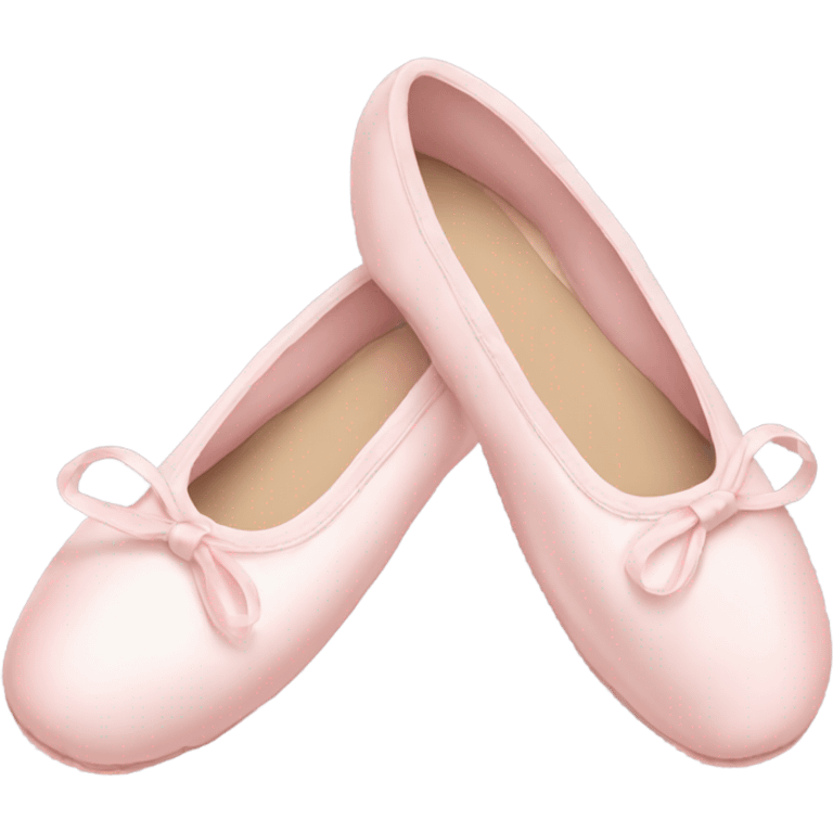 Pale pink ballet shoes emoji