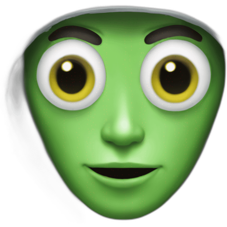 Cristiano Ronaldo as an alien emoji