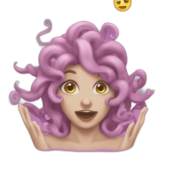 Medusa magical magic emoji