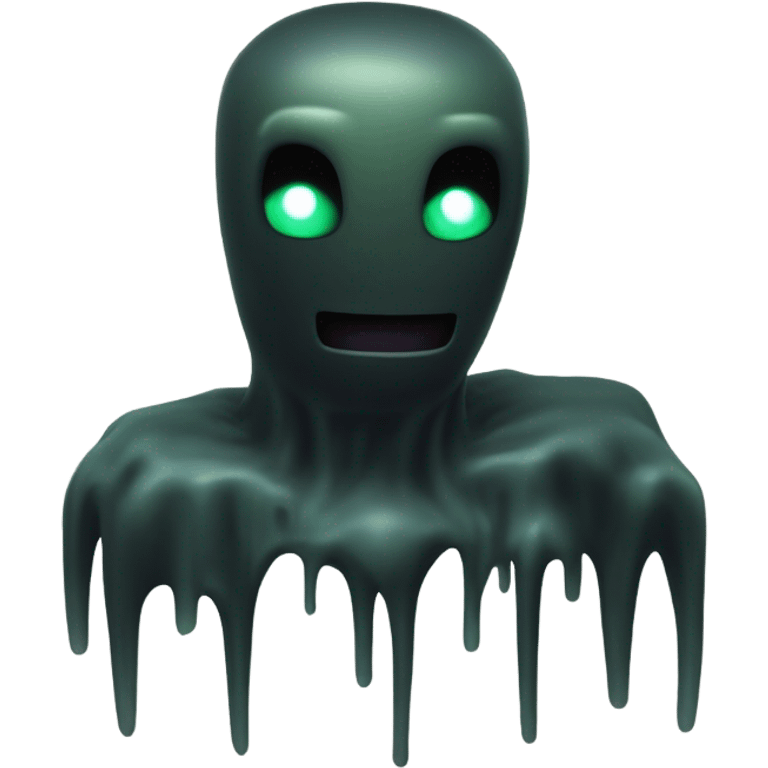 eine mischung aus enderman und slime aust minecraft emoji