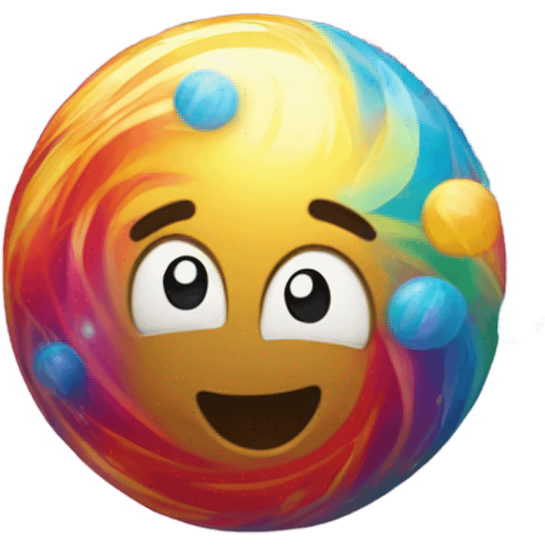 ''Bouncy balls With Magic Effects'' emoji