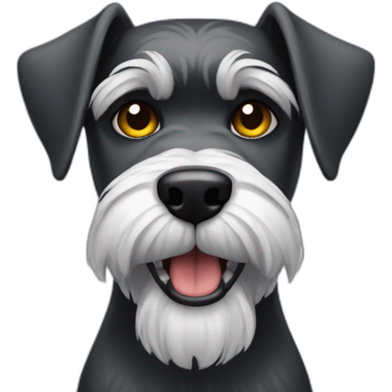 Schnauzer evil emoji