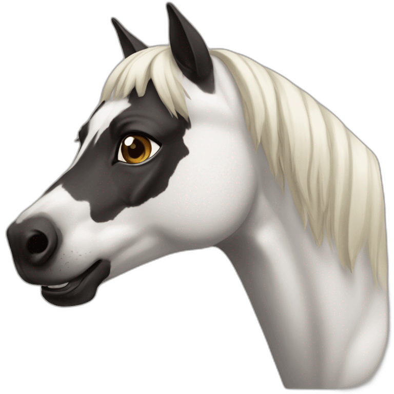 Cheval sur chien emoji