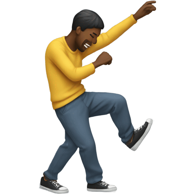 person hitting the dab emoji