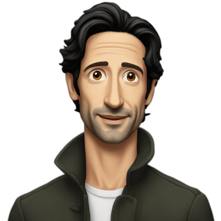 realistic adrien brody emoji