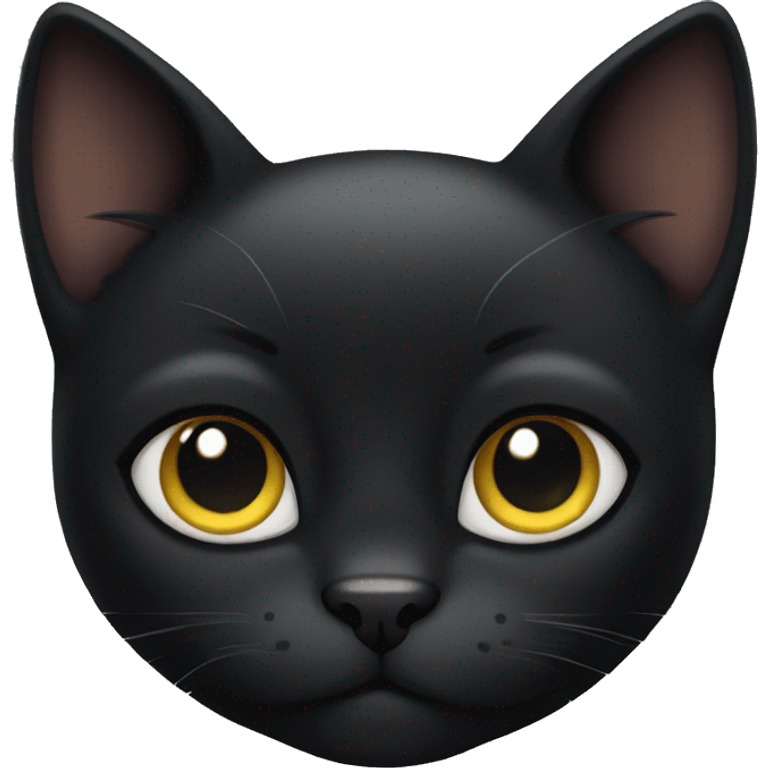 cute black cat emoji