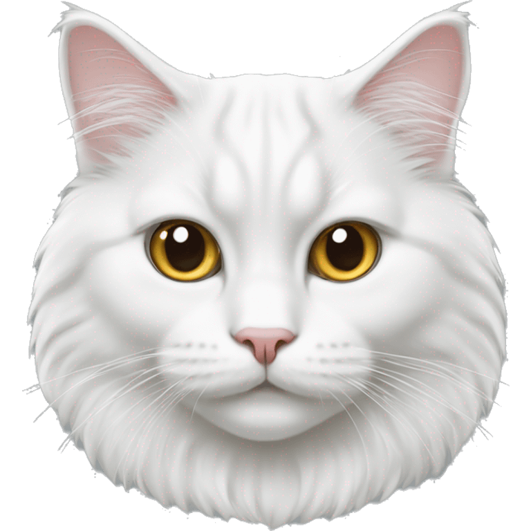 white siberian cat emoji