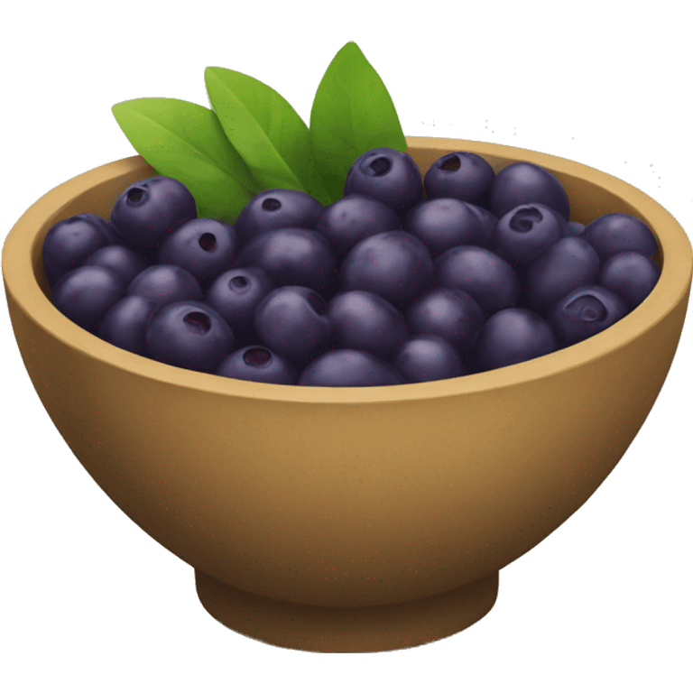 An açaí bowl emoji