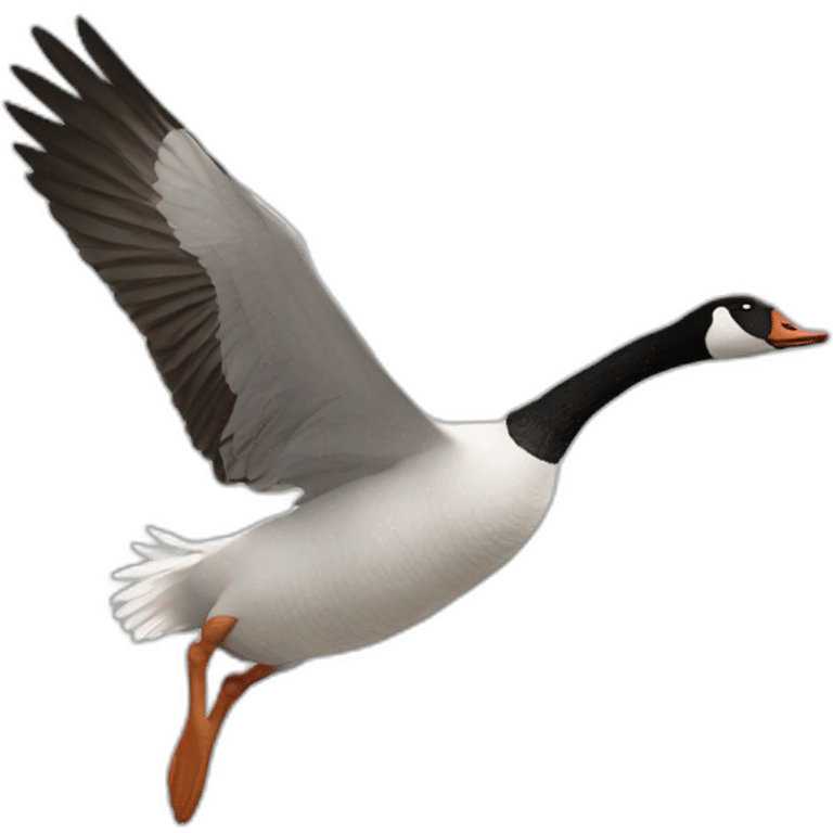 goose landing emoji