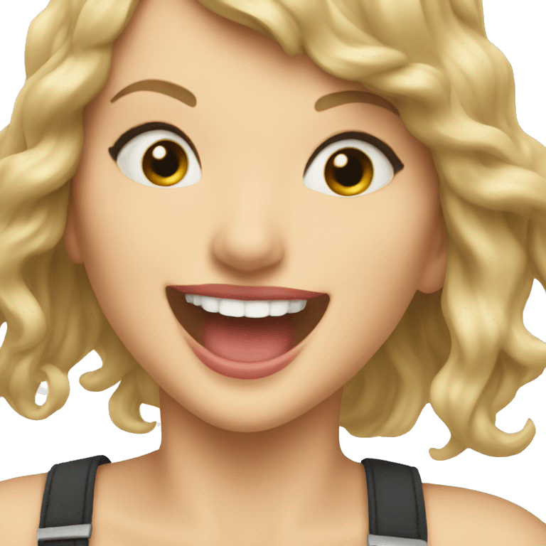 Taylor Swift laughing emoji